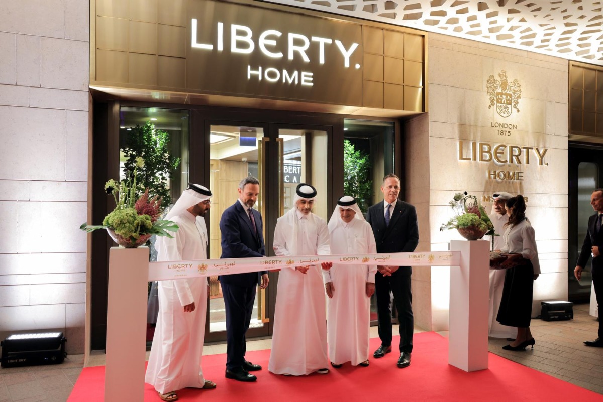 Officials at the opening ceremony of Liberty Home showroom.