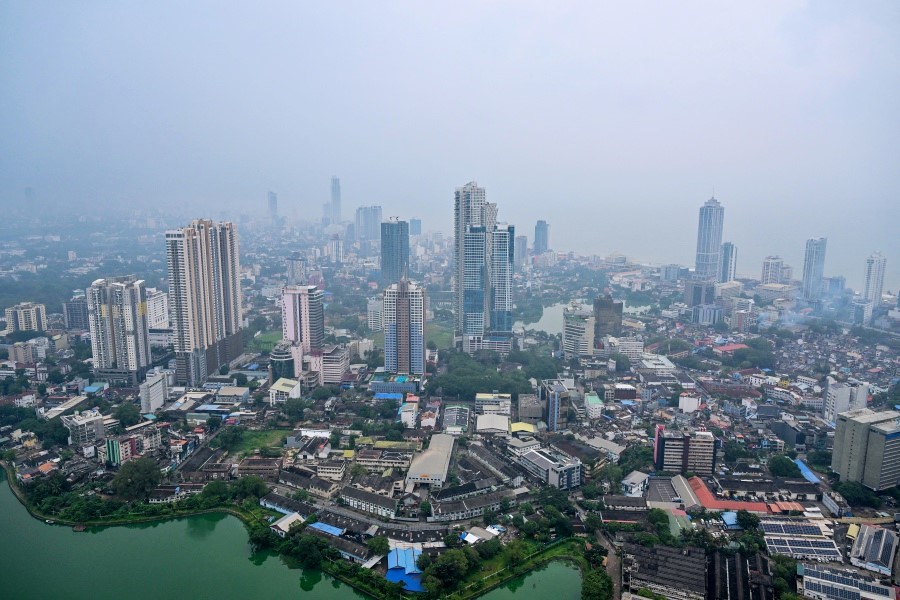 A general view shows Sri Lanka’s capital Colombo. (AFP)

