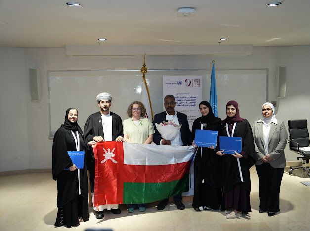 Officials and participants during the competition.