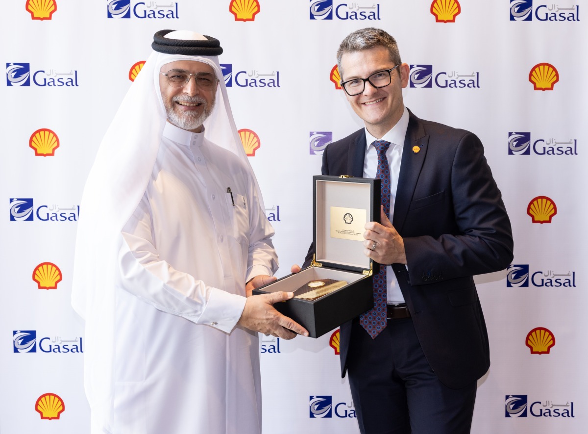 Rob Maxwell and Fahad Ali Al-Ansari during the event.