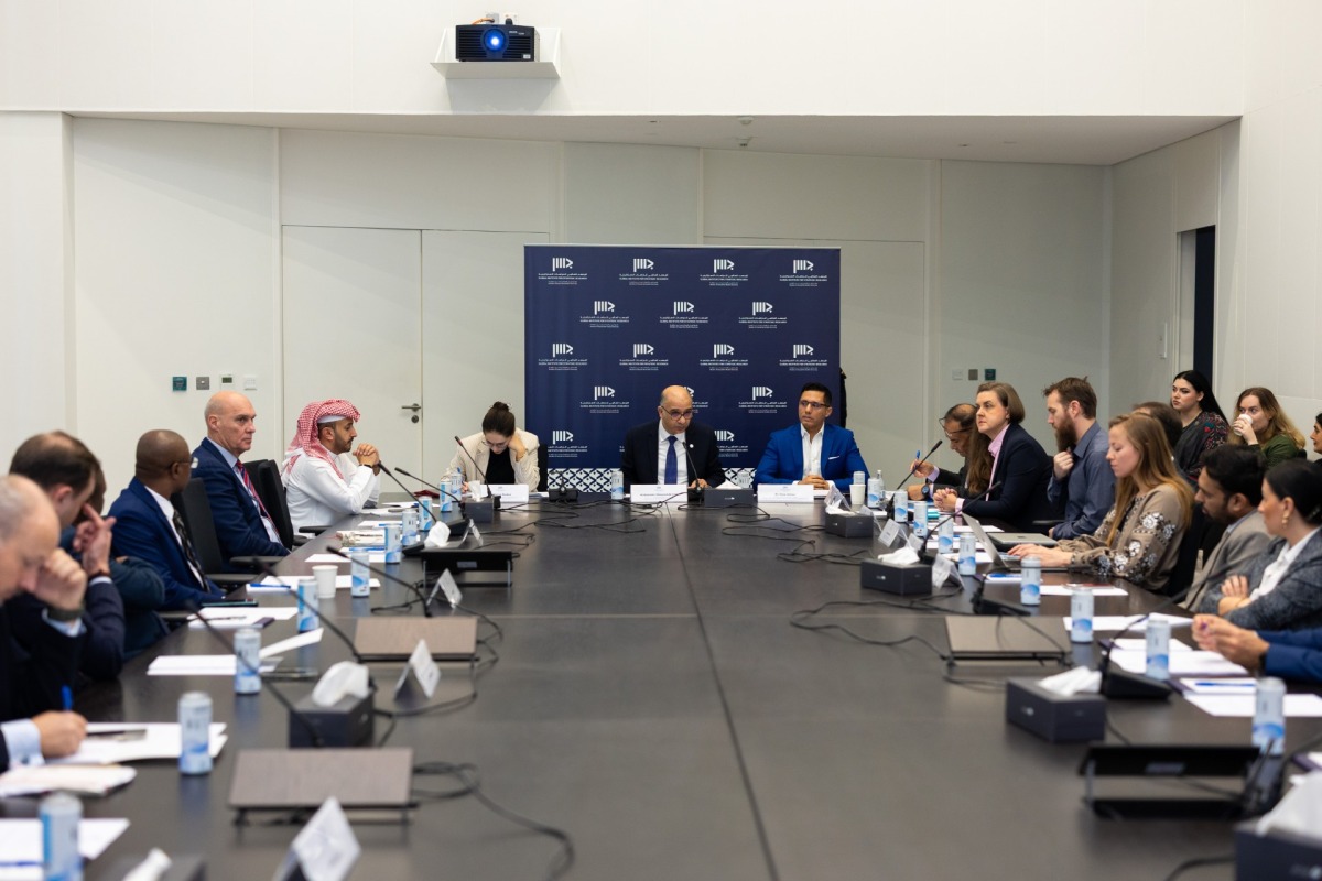 Ambassador Dr. Mohamed Ali Chihi with other officials at the roundtable.