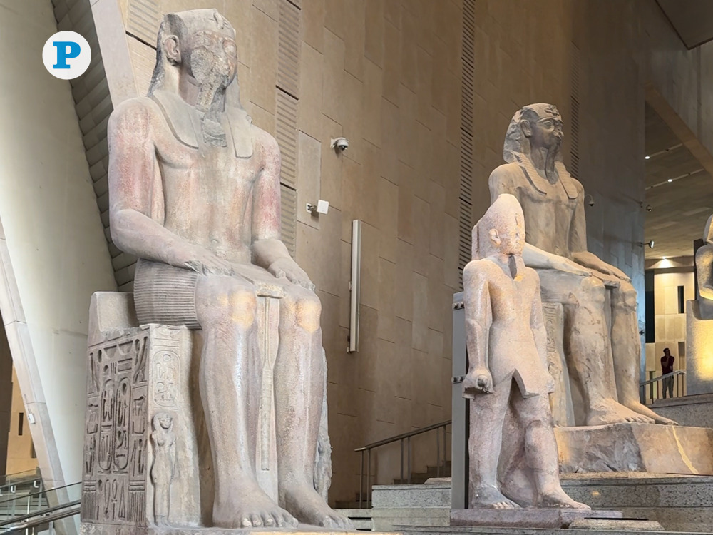 Inside the Grand Egyptian Museum, Giza, Egypt. (Photos by Mahmoud Elmazaty | The Peninsula) 