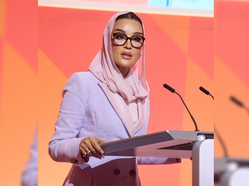HH Sheikha Moza bint Nasser, Chairperson of Qatar Foundation for Education, Science and Community Development and Chairperson of Education Above All Foundation