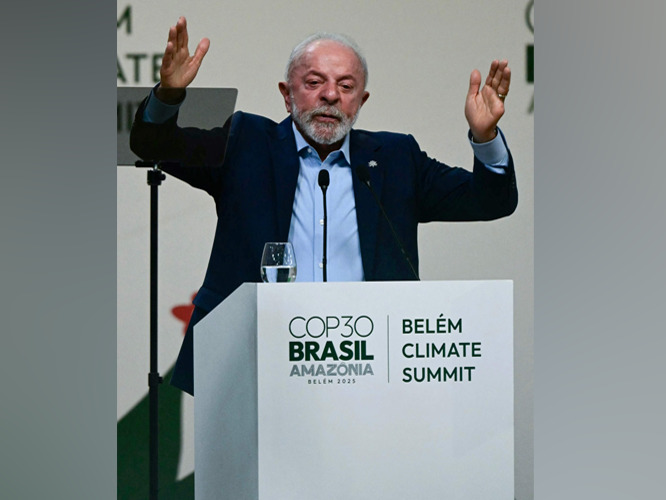  Brazil's President Luiz Inacio Lula da Silva at the 2025 Climate Summit