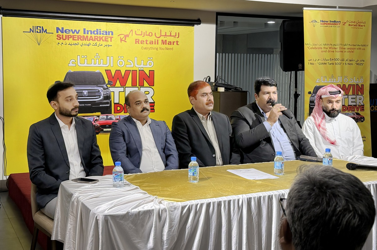 From left: Hasfar Rahman, operation Manager; Padmesh Chellath, Assistant GM; Jafar TK, General Manager: Arun S Pillai, Retail head; and Hasgar Rahman during the press meet.