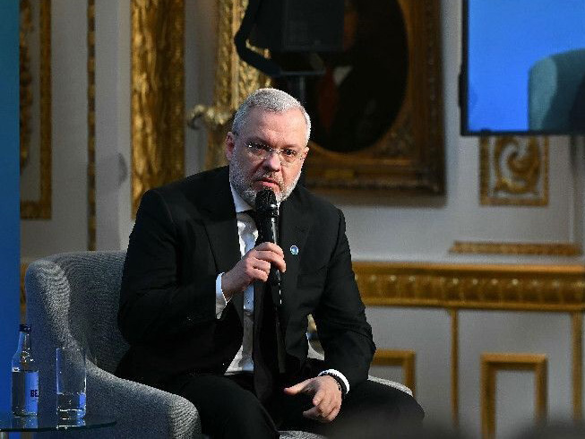 Suspended Justice minister German Galushchenko . Photo by ustin Tallis, AFP