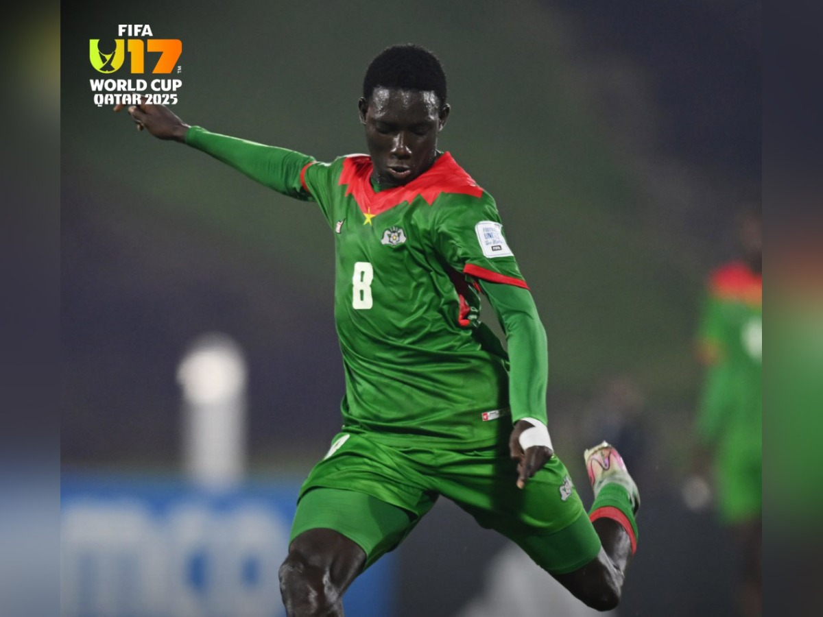 Mohamed Zongo scored the winning goal for Burkina Faso.  Pictures: X/@FIFAWorldCup