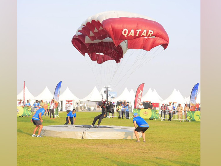 Qatar team in action