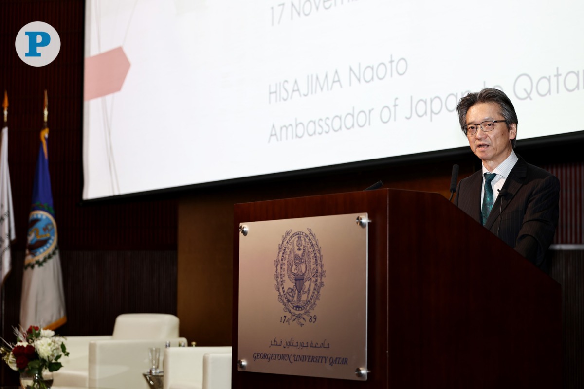 Japan’s Ambassador to Qatar, H E Naoto Hisajima. Pictures: Salim Matramkot / The Peninsula 