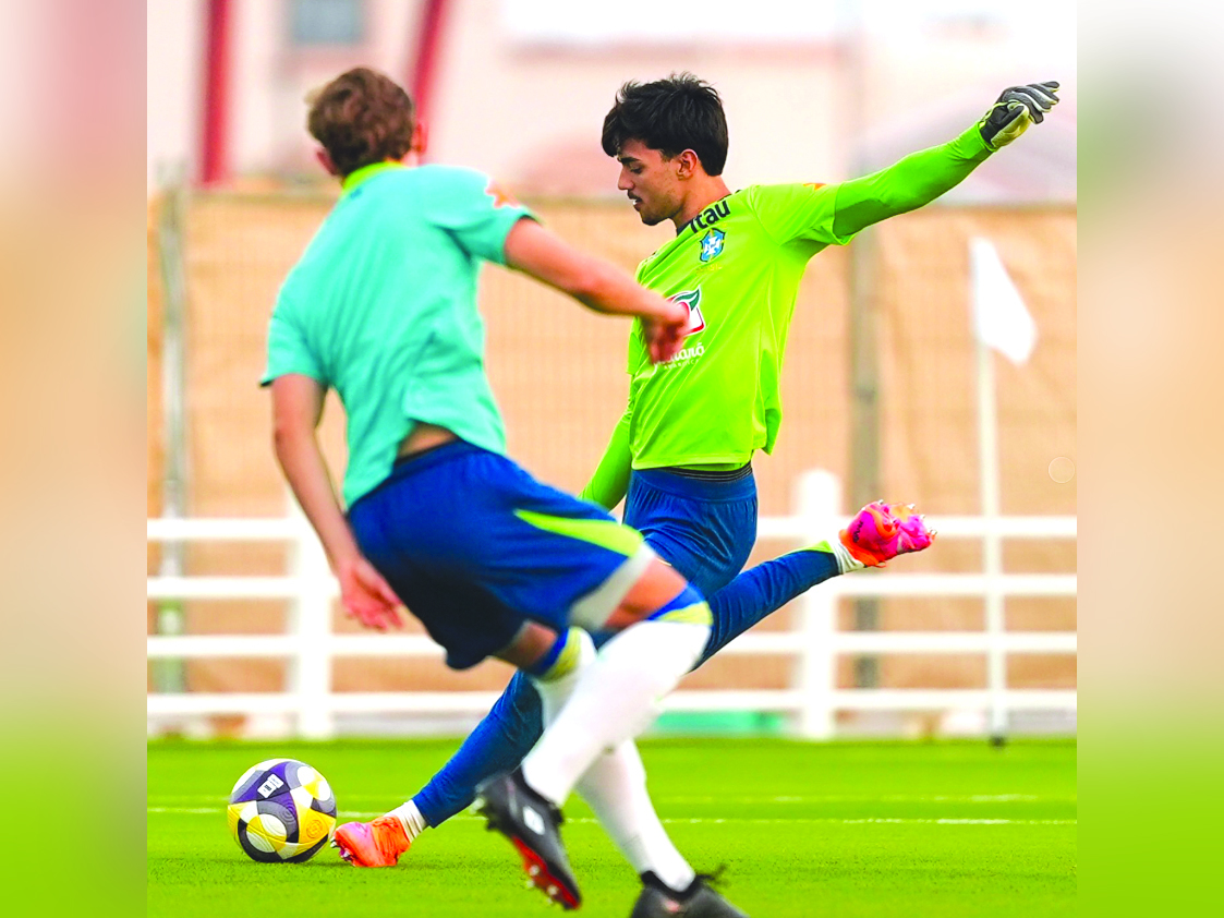 Brazil face a tough test against France today. PIC: CBF