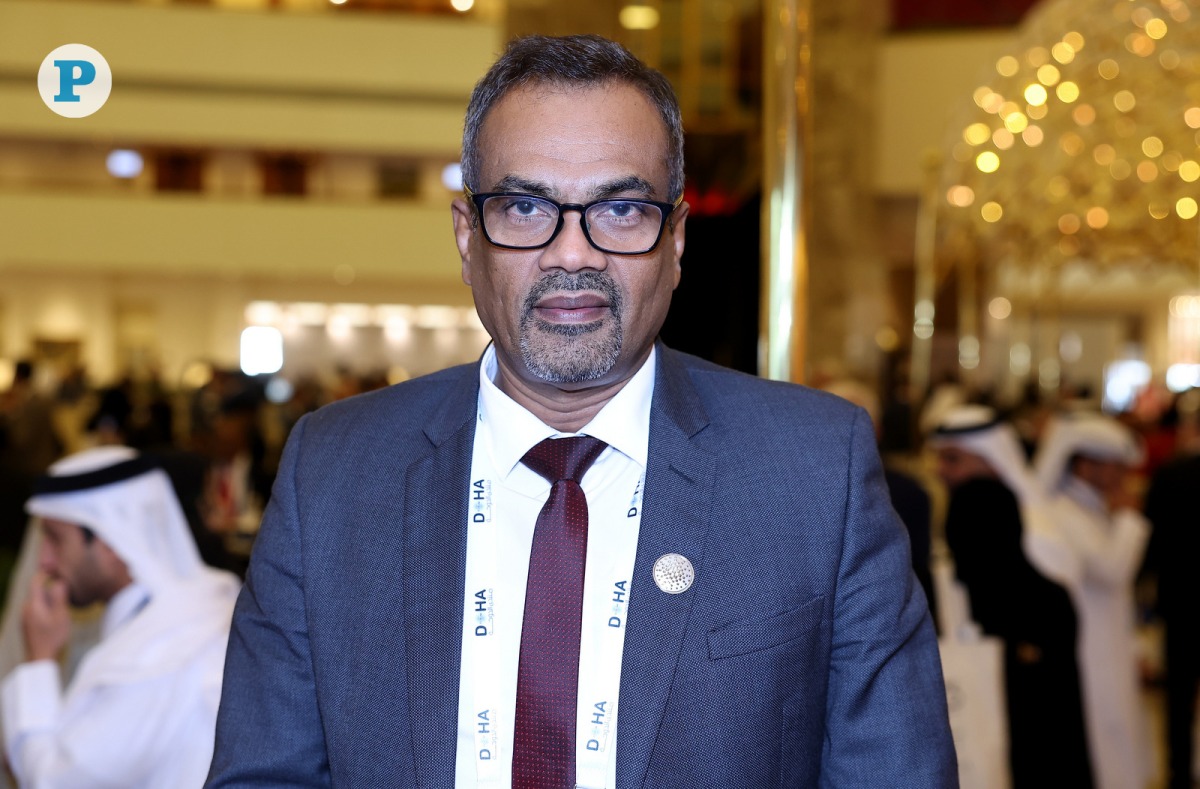 Sri Lanka’s Minister of Labour and Deputy Minister of Finance and Planning, H E Anil Jayantha Fernando participated in a panel titled ‘The Digital Dimensions of Human Trafficking: Emerging Threats, Innovations, and Global Responses,’ yesterday. Pictures by Salim Matramkot / The Peninsula

