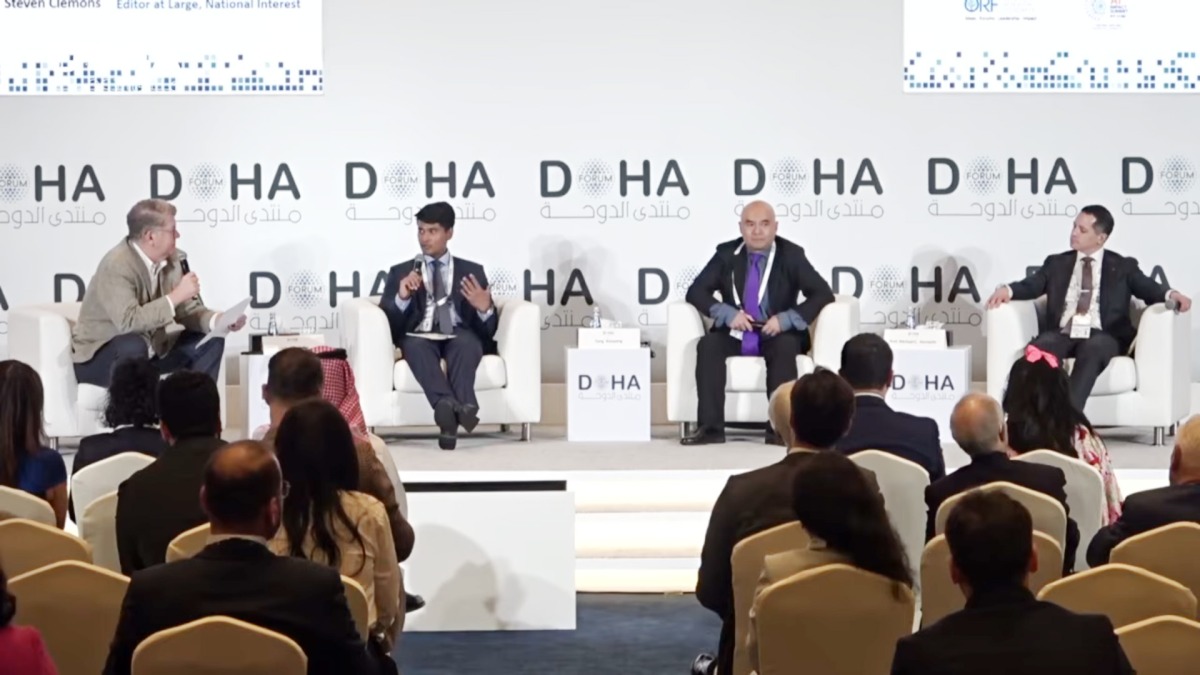 Experts exchanging ideas during the panel discussion, yesterday.