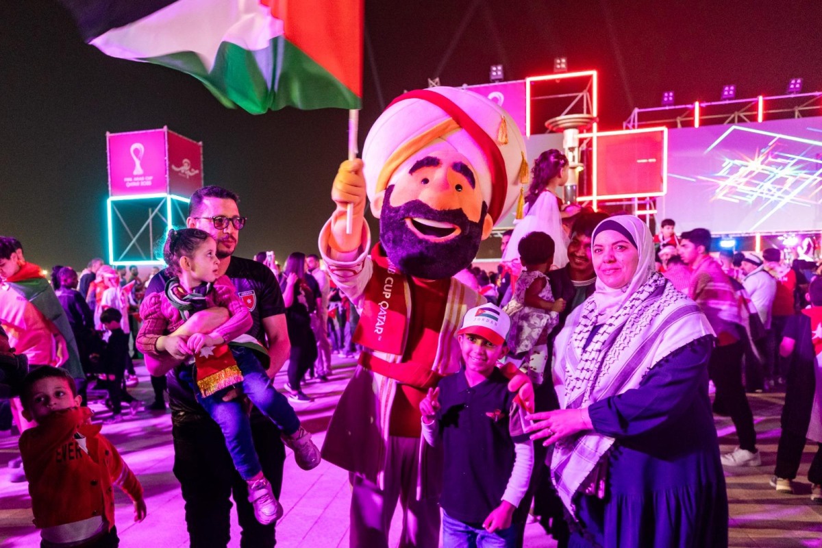 Fans celebrate football, culture and community at the FIFA Arab Cup Qatar 2025 Fan Zones.