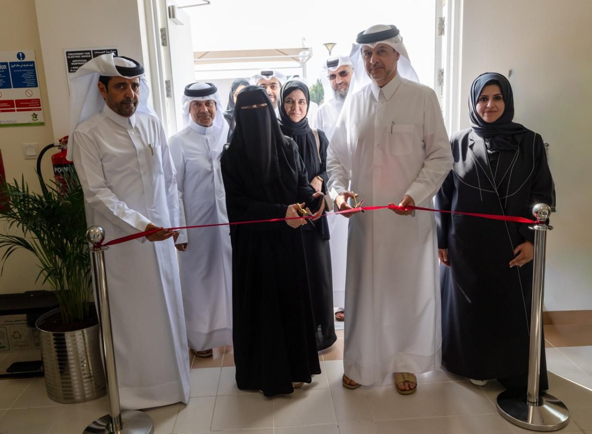 President of Kahramaa H E Eng Abdulla Bin Ali Al‑Theyab and Managing Director of PHCC Dr. Mariam Abdul Malik inaugurating the clinic. 