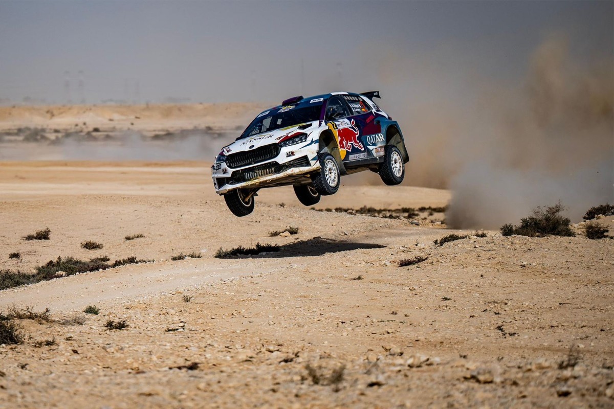 Qatar's Nasser Saleh Al Attiyah in action in this file photo.
