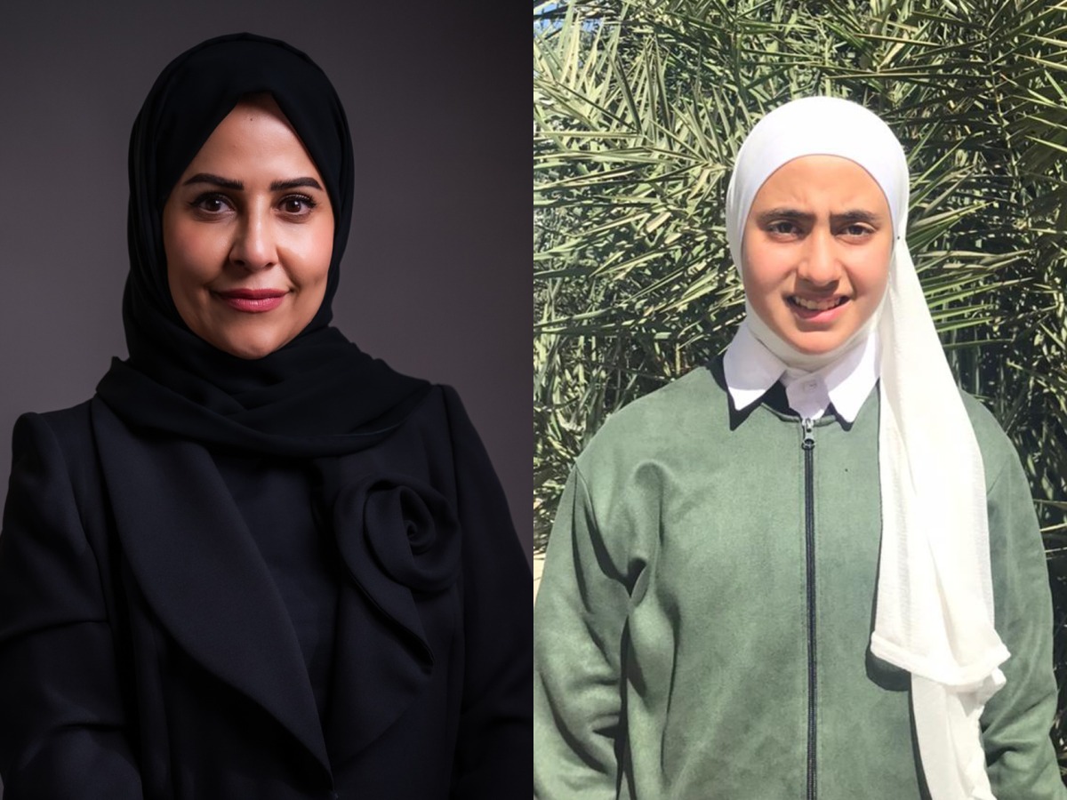 Arwa Musa’ed (left) and Retaj Mortada