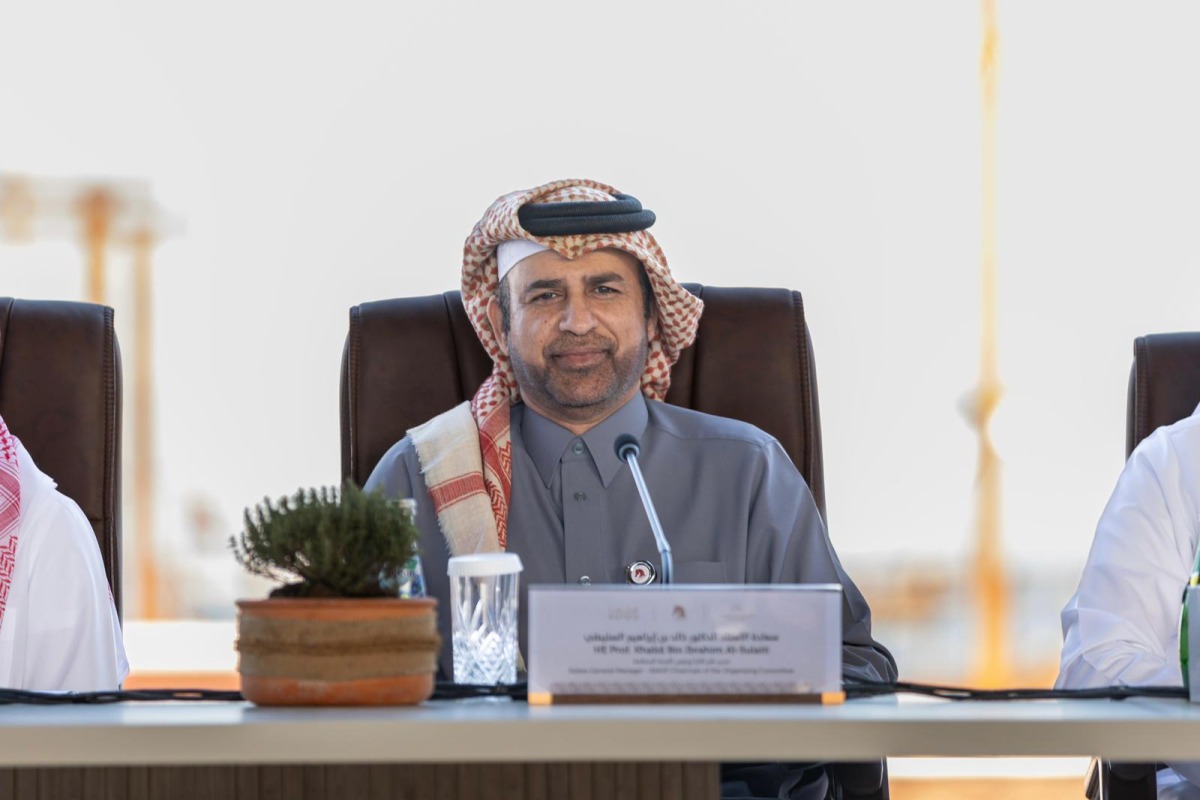 Director General of the Cultural Village Foundation (Katara) and Chairman of the Festival’s Organising Committee, Professor Dr. Khalid bin Ibrahim Al-Sulaiti.