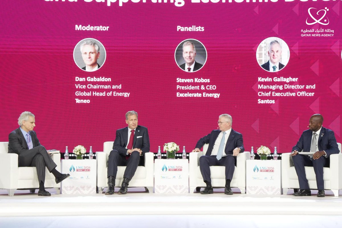 Panelists during the session at the LNG2026.