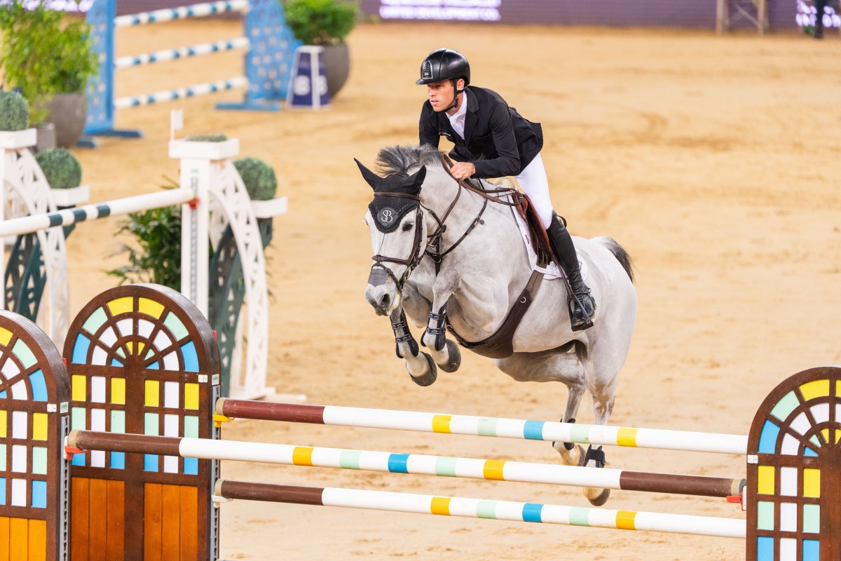 Scott Brash and Hello Mango in action during the Doha Equestrian Tour 2026 - H H The Father Amir's Prix, in this January 24 file photo.