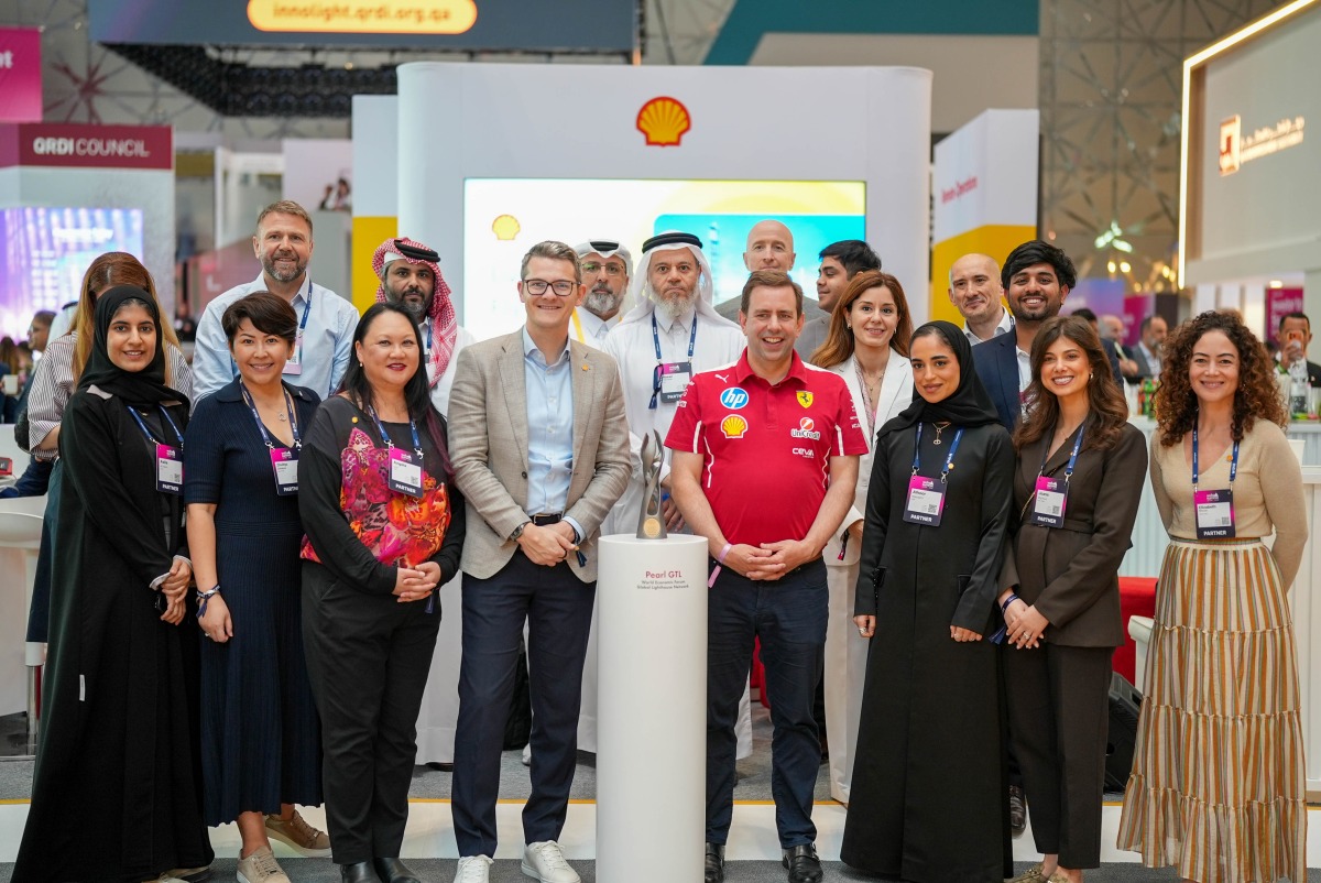 Shell officials attending the Web Summit Qatar 2026.