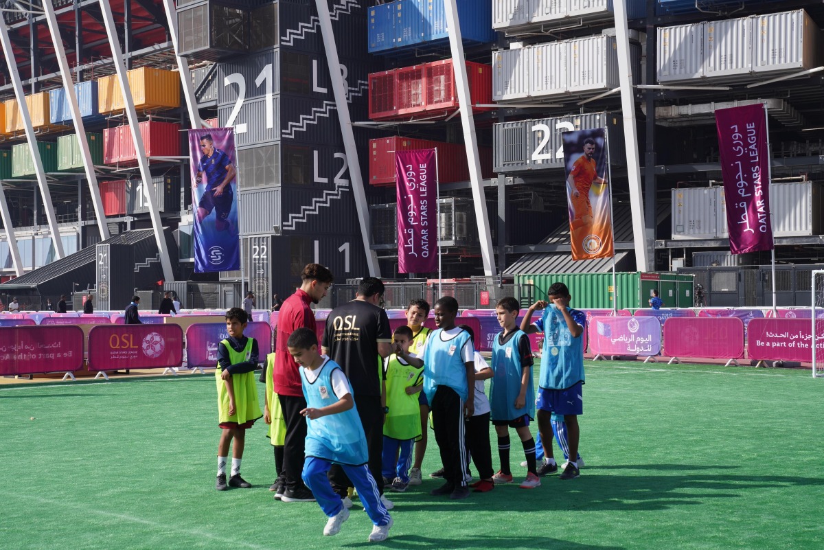 The National Sport Day events were held at Stadium 974. 