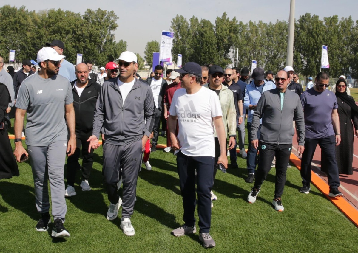 Minister of Transport H E Sheikh Mohammed bin Abdulla bin Mohammed Al Thani and several officials from the MoT and the transportation sector participated in the sporting events.