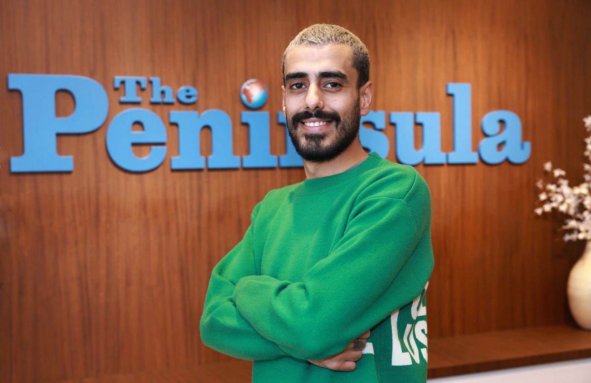Abbas Alnabawi at The Peninsula office for an interview. Pic: Rajan Vadakkemuriyil / The Peninsula 