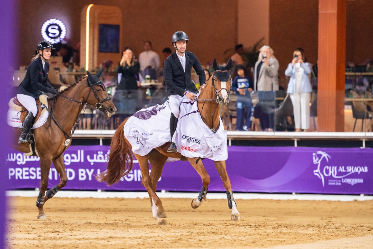 Belgian rider Pieter Devos and Jarina J won the CSI5* 1.50m Faults and Time event.
