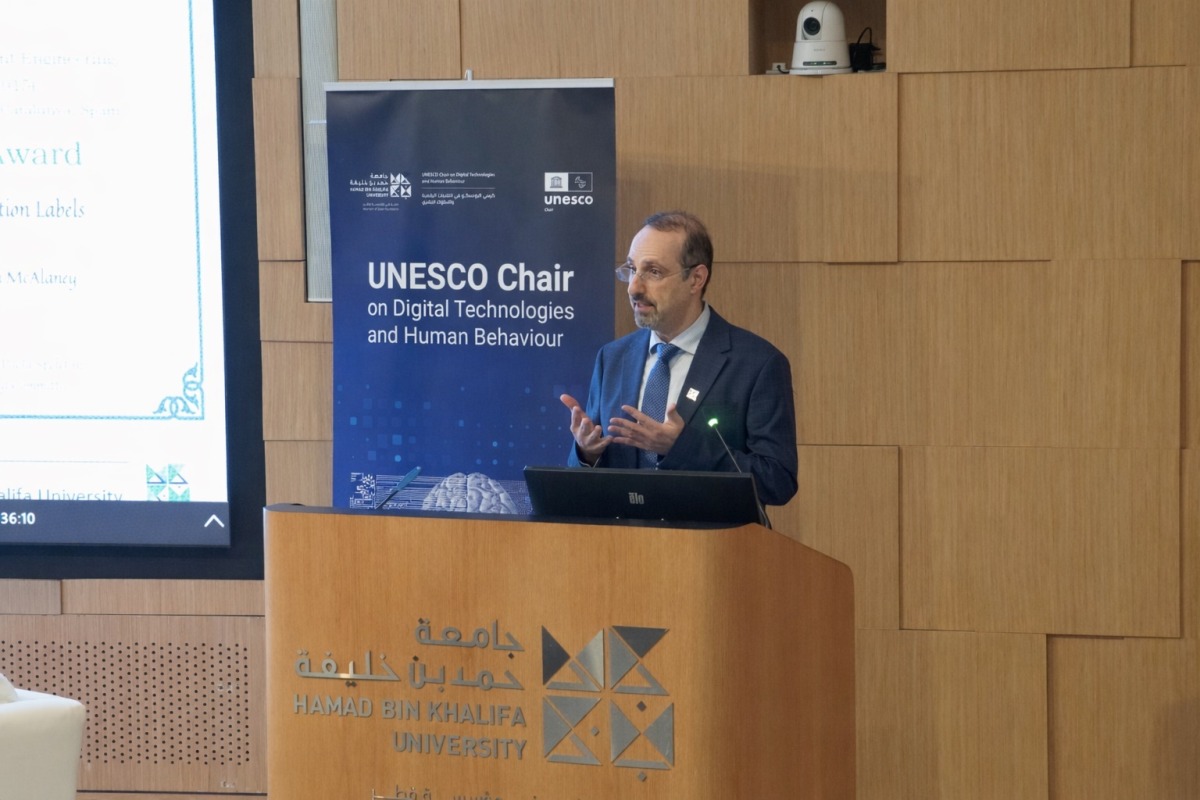 Professor at HBKU and Unesco Chairholder Dr. Raian Ali