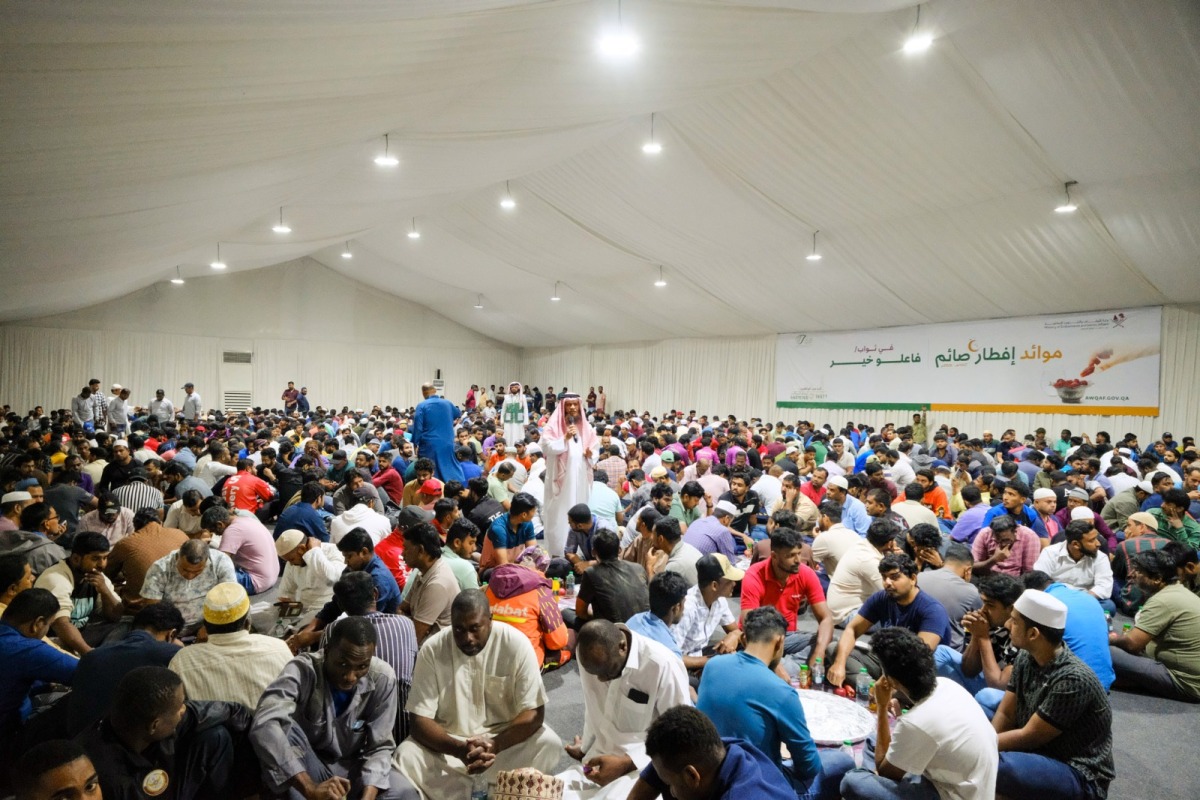 Al Wakrah tent stands out as one of the largest sites, with an estimated 45,000 beneficiaries expected to be served there by the end of the month. 