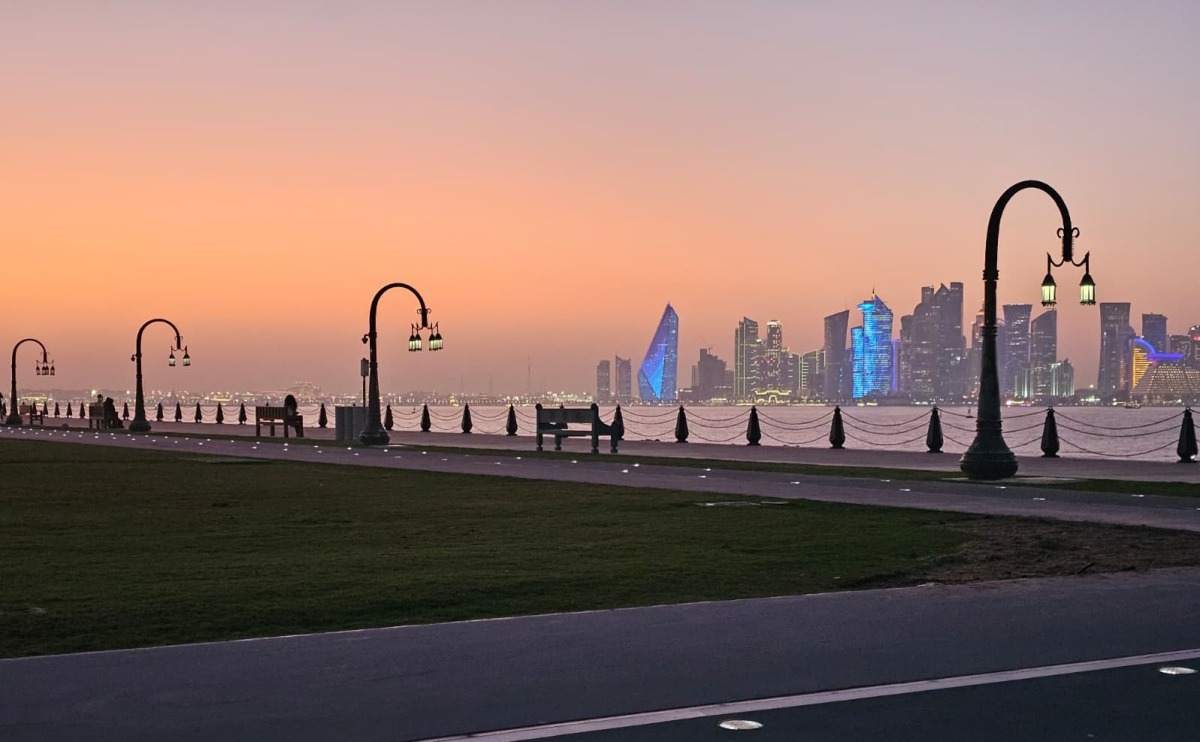 The evening view from Old Doha Port, captured by The Peninsula reader Babitha Mithun.