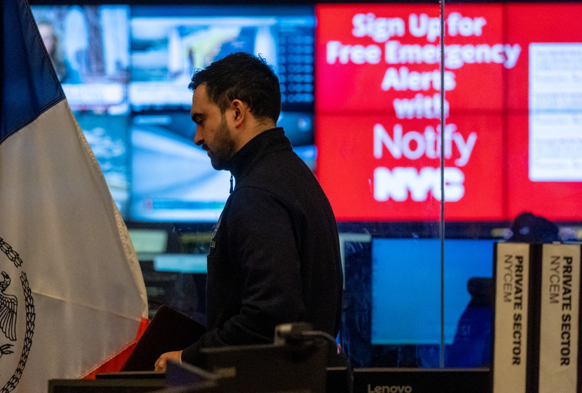 New York City Mayor Zohran Mamdani attends a news conference as the city braces for a blizzard on Sunday and into Monday on February 22, 2026 in New York City. Photo by SPENCER PLATT / GETTY IMAGES NORTH AMERICA / GETTY IMAGES VIA AFP