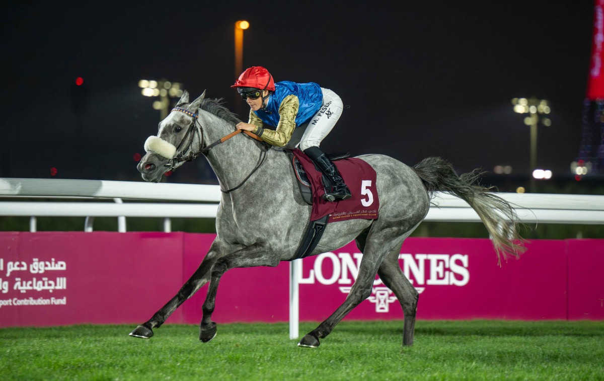 Peslier guides Anika to Al Jumail Cup win at Al Rayyan Racecourse. PICS: Juhaim/QREC    