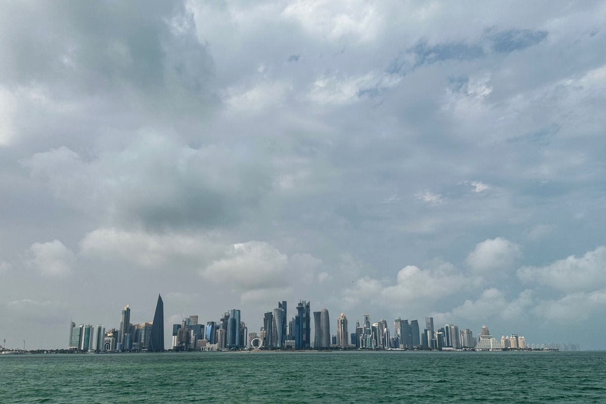 A photograph shows Doha's skyline on March 10, 2026. Photo by AFP