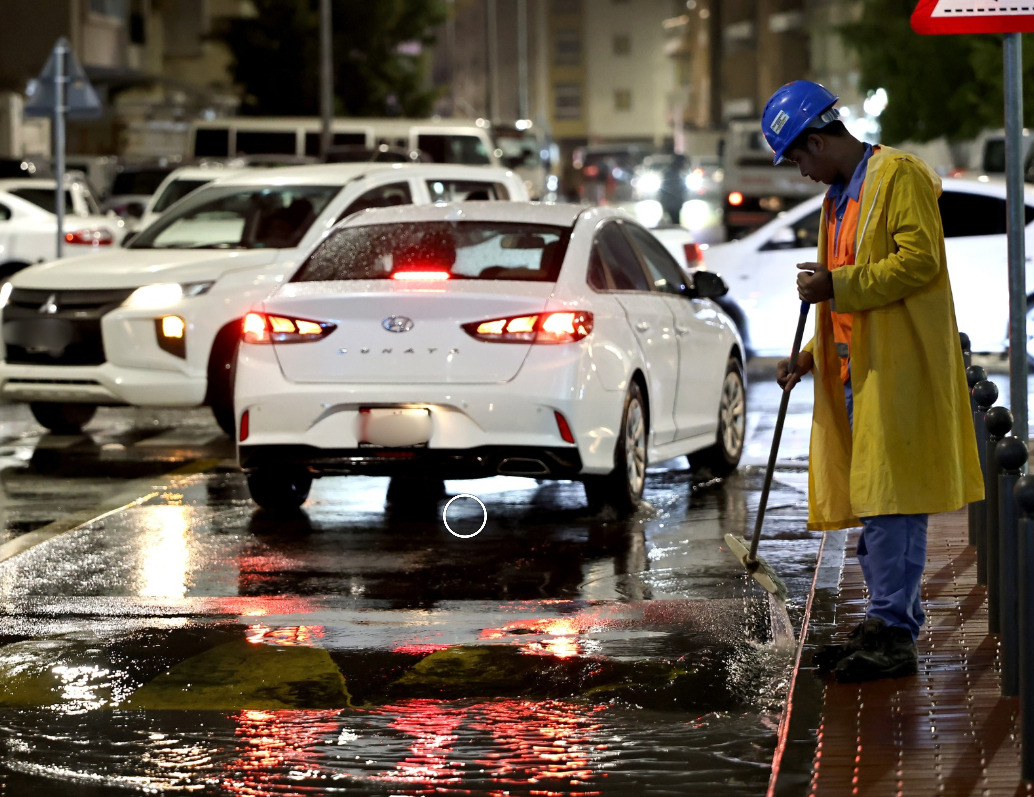Photo of Doha streets during the rain on March 26, 2026. Photo by Salim Matramkot / The Peninsula Qatar
