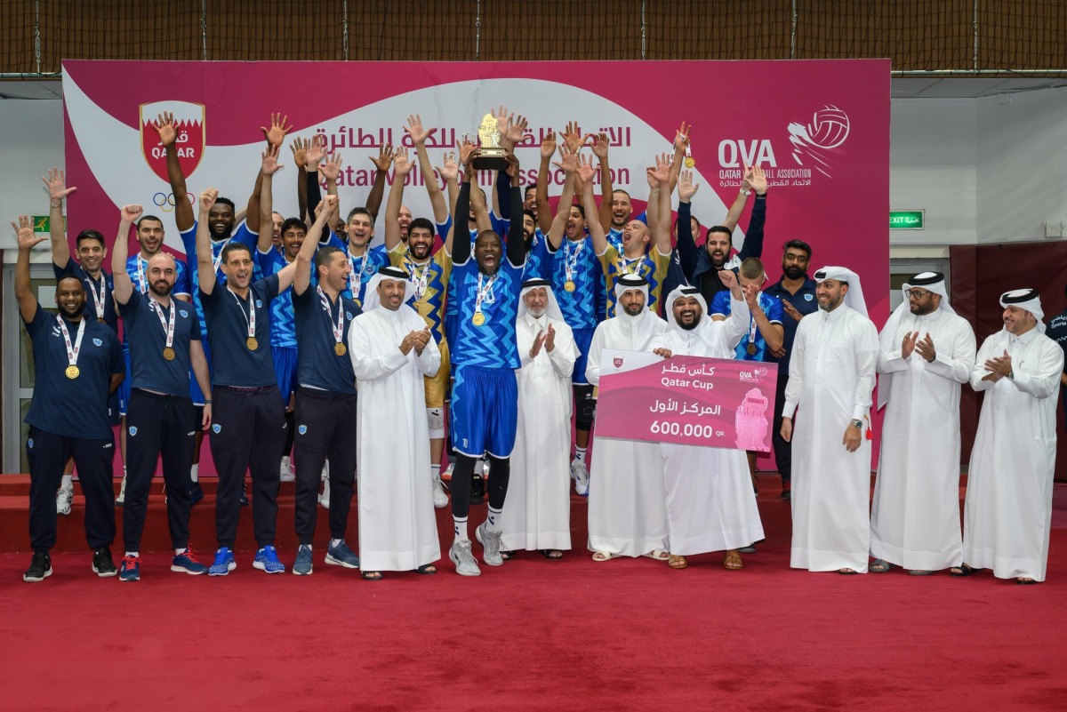 QOC First Vice-President Mohammed bin Yousef Al Mana crowned the champions.