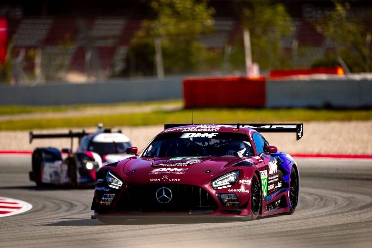 Team Qatar GT Abdulla Al Khelaifi drives the Mercedes-AMG LMGT3 during the qualifying session. 