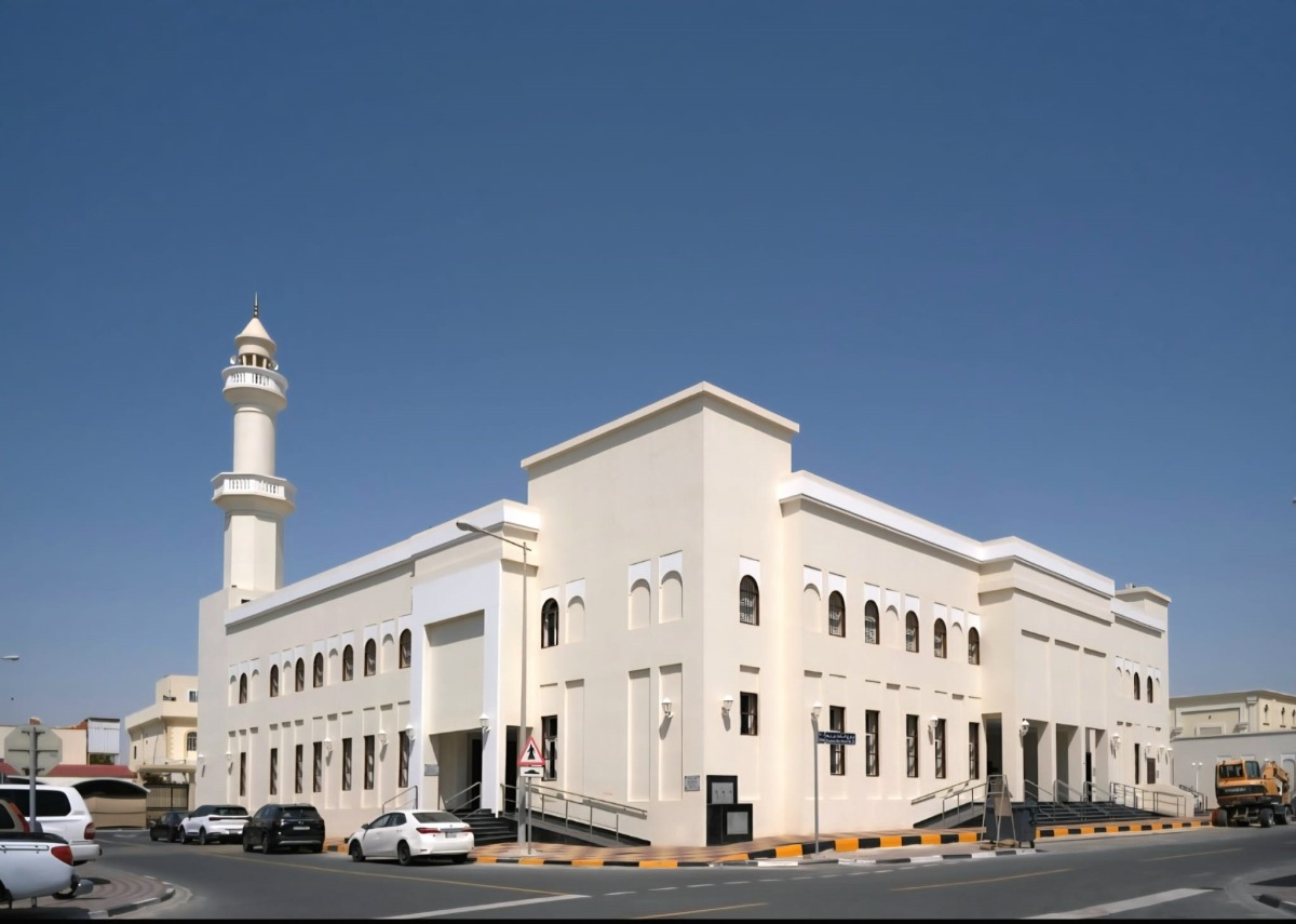 A view of the mosque.