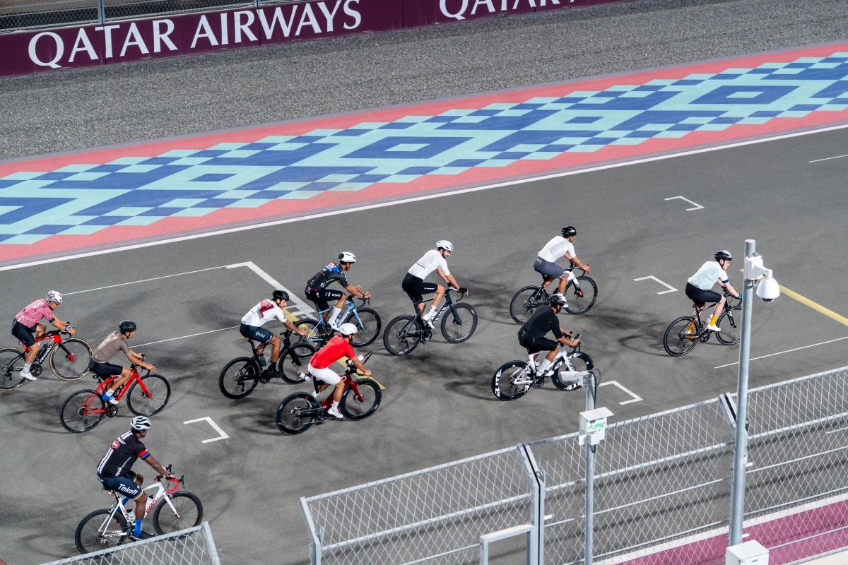 Open to runners, walkers and cyclists alike,  the participants took to the same asphalt that hosts Formula 1, MotoGP, and the Qatar 1812 KM - FIA World Endurance Championship.  