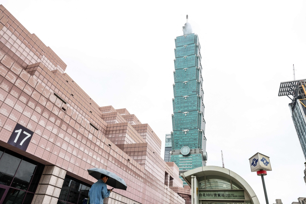 Taiwan-ECONOMY
The Taipei 101 building is seen at the Xinyi District in Taipei on April 30, 2026. Taiwan's GDP expanded 13.7 percent on-year in the first quarter of 2026. Photo by( I-Hwa Cheng / AFP)
