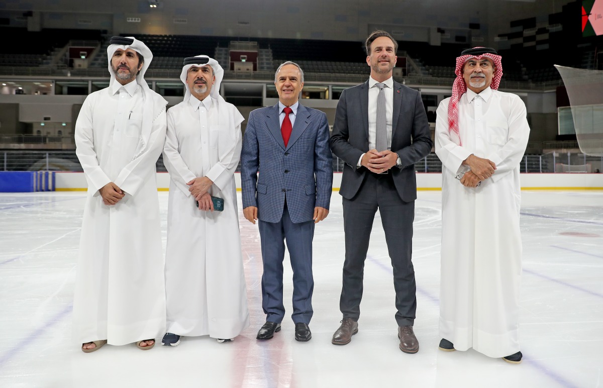 Ambassador of Canada to Qatar H E Karim Morcos, Ambassador of Mexico to Qatar H E José Guillermo Ordorica Robles and President of the Qatar Winter Sports Committee Majid Rashid Al-Sulaiti were among the attendees at the opening ceremony.