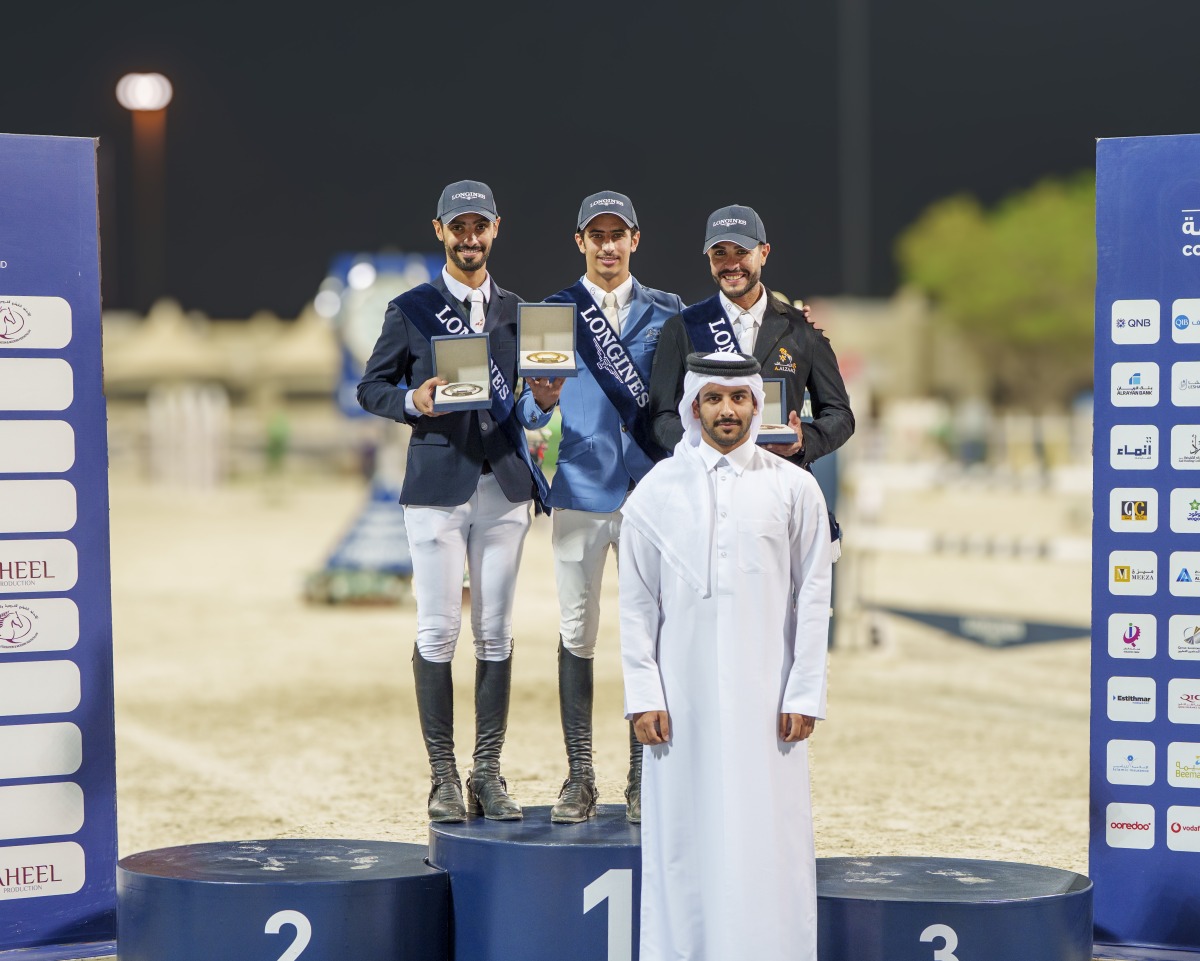 The winners of the Silver Tour were crowned by Hassan Al-Nasr, Director of the Qatar Dressage Team.