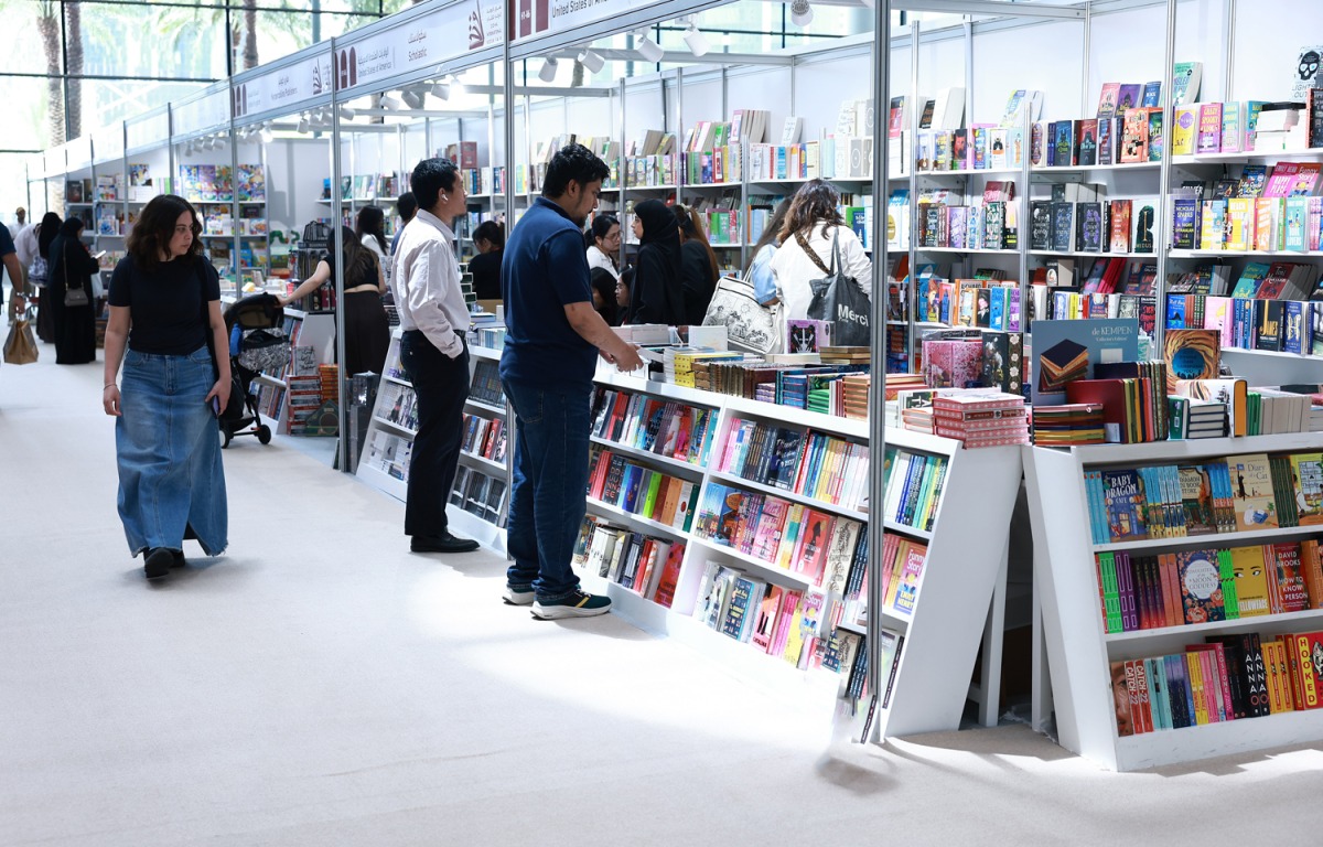 Visitors at Doha International Book Fair. Pic: Hana Ramadan / The Peninsula 