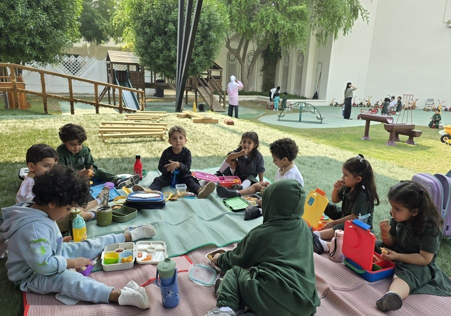 Students of Juthoor Early Education Center.