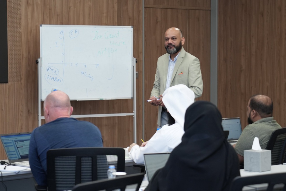 Participants during a specialised training programme.