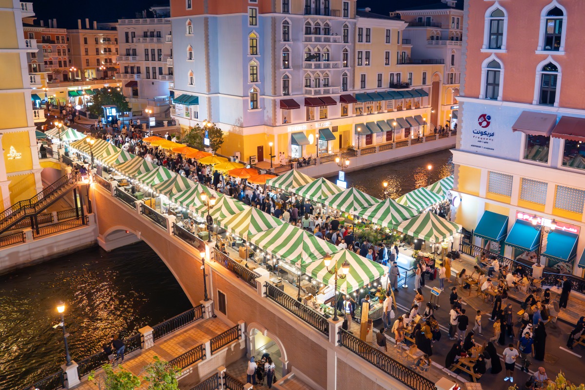 A view of Eid Al-Adha activation at The Pearl Island. 