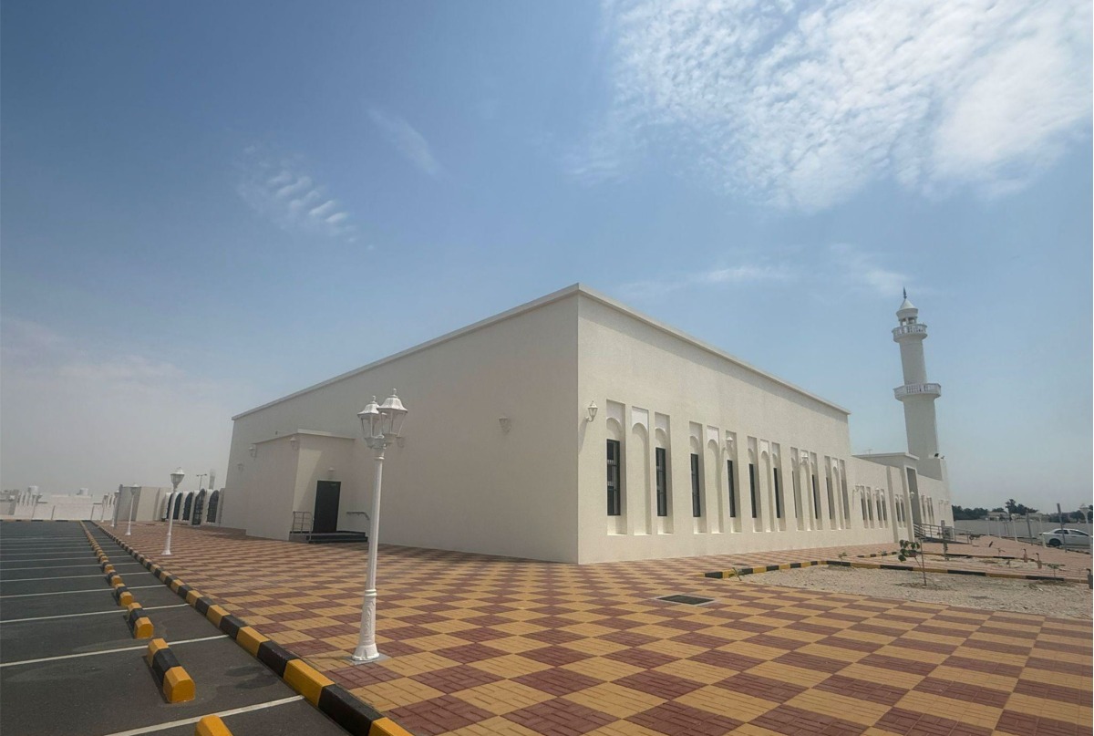 A newly opened mosque in the Ain Khaled area.
