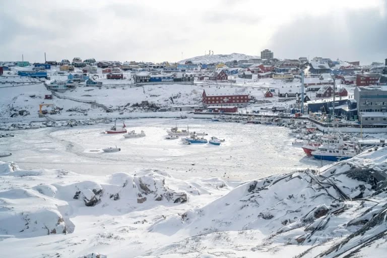 Greenland is better known for its wintry ice-covered landscapes, but researchers warn that climate change means summer fires are becoming more common (Florent VERGNES)
(Florent VERGNES/AFP/AFP)
