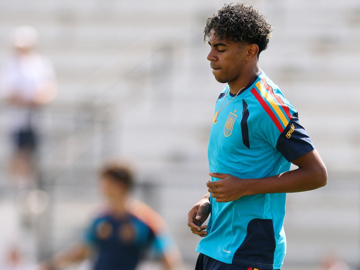 Spain's Lamine Yamal.