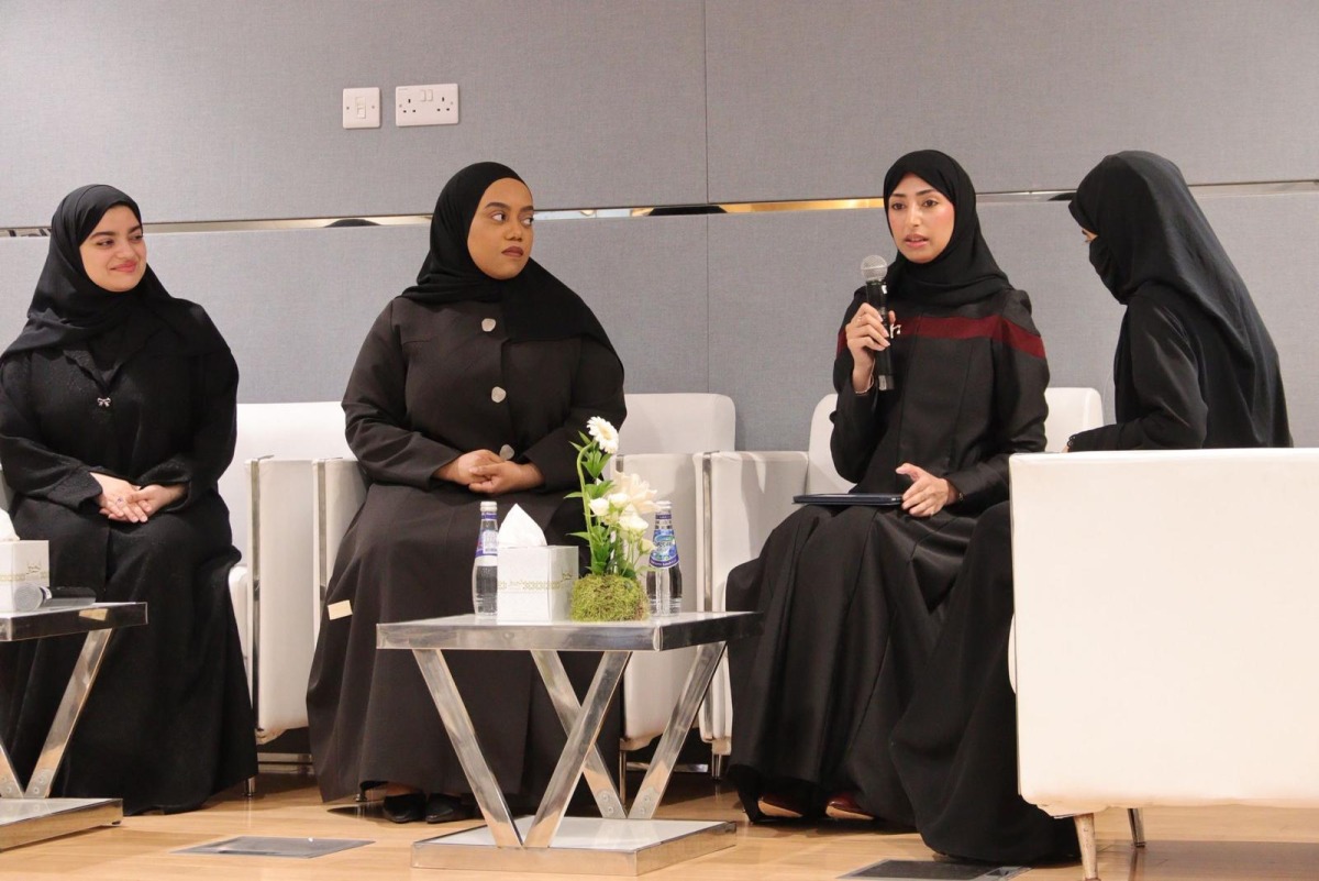 Panellists during a discussion. 